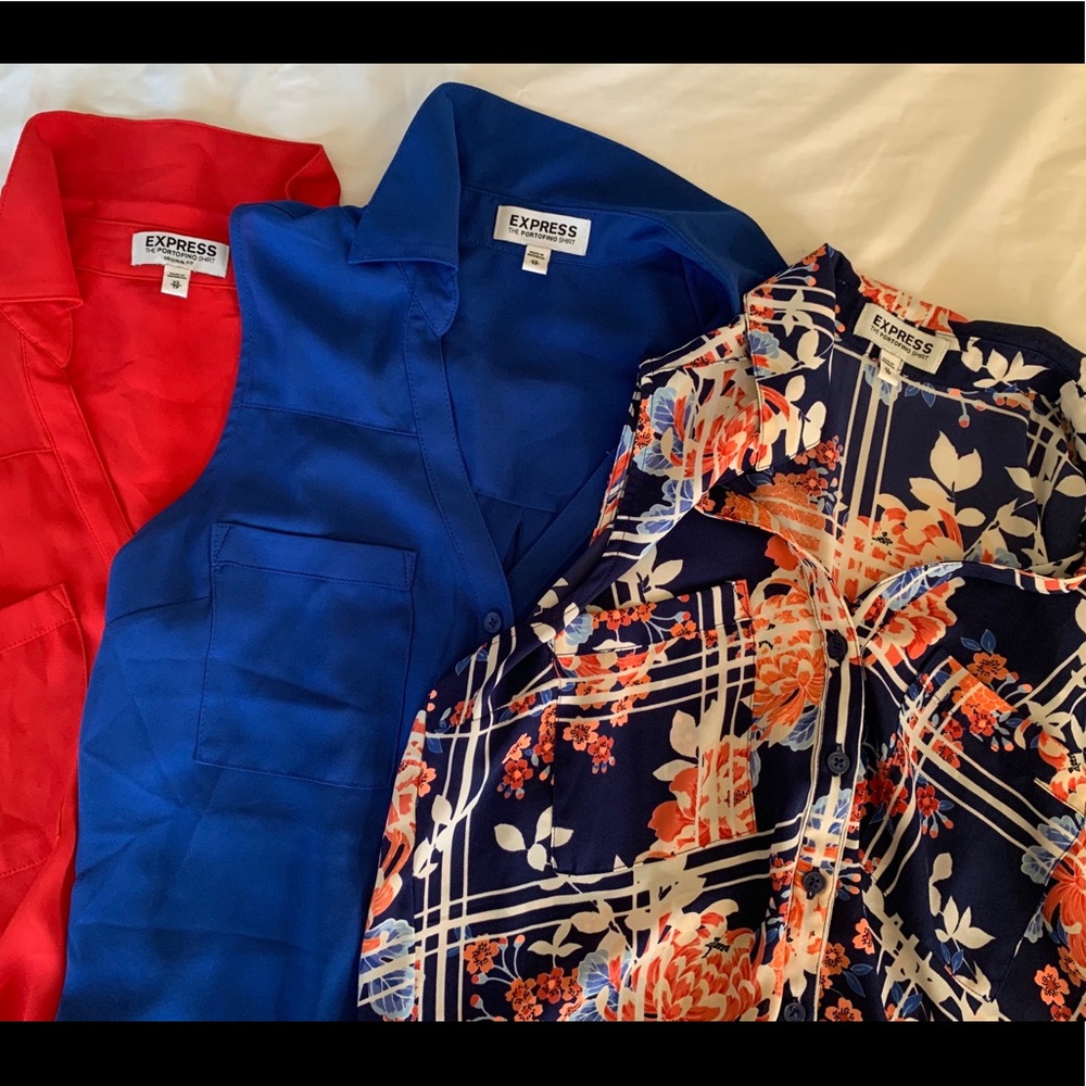 Three XS Express Portofino Shirts